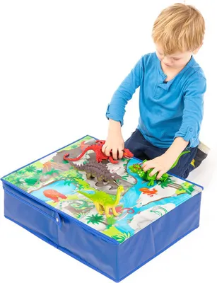 Produktbild von Pop-it-Up Spielzeug Aufbewahrungsbox Dinosaurier - Spielmatte und Aufbewahrung für Kinder
