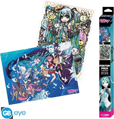 Produktbild von HATSUNE MIKU - Set 2 Chibi Posters - Series 2 (52x38)