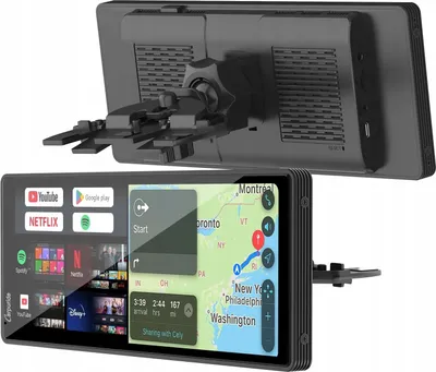 Zdjęcie produktu dla CARPURIDE przenośne radio samochodowe 10,26" GPS kamera cofania nowe