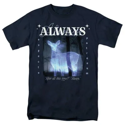 Produktbild von Harry Potter - "Always Patronus" Sweatshirt für Herren/Damen Uni, Valentinstag TV37567 (M) (Marine)