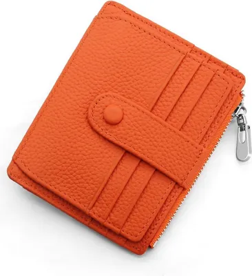 Image de REETEE Porte-monnaie en cuir véritable avec protection RFID Porte-cartes de crédit 14 cartes
