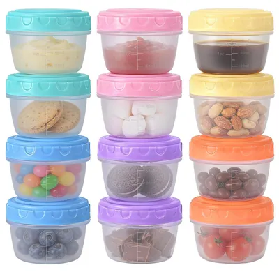 12er-Set stapelbare Vorratsdosen, luftdicht, BPA-frei, mikrowellengeeignet