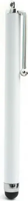 Produktbild von Touchpen Stylus aus Aluminium in Weiß für Tablet Smartphone Laptop