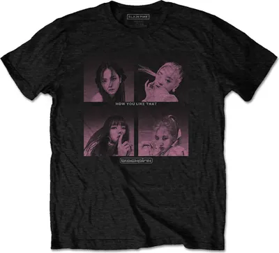 Produktbild von BLACKPINK How You Like That Black XL T-Shirt