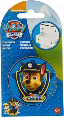 Productafbeelding van Paw Patrol Kinderkamer kastknop – Schattige meubelknop voor kasten en lades, Chase design