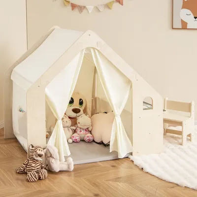 Immagine prodotto di Casetta da gioco per bambini 6 in 1 con tavolo e sedie