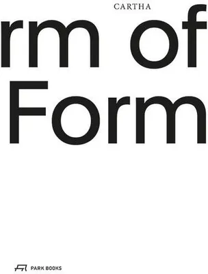 Obrázek produktu pro CARTHA - On the Form of Form