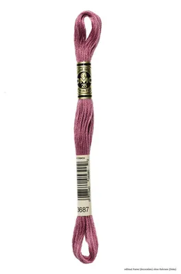 Productafbeelding van DMC Stickgaren Mouline Special 117MC - 3687, 6-strengs, 8 meter