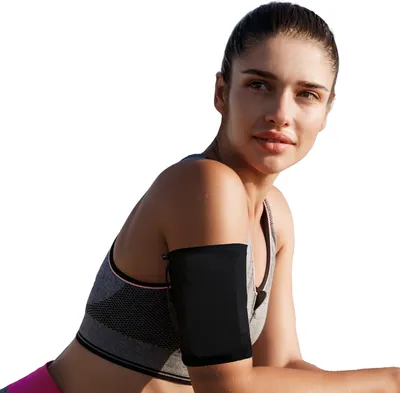 Produktbild von MMOBIEL Handytasche Joggen dehnbar - Größe S - Handyhalterung-Armband 20cm - Schwarz