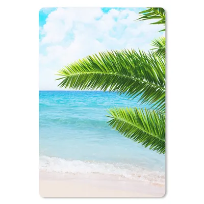 Produktbild von MuchoWow® Mauspad Mousepad Tropisch - Blätter - Grün 18x27 cm - Mousepads - Maus Mat - Pad - Mausunterlage