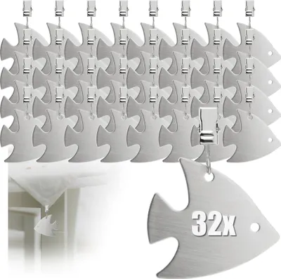 Produktbild von com-four® 32x Tischdeckenbeschwerer - Tischtuchgewichte aus rostfreiem Edelstahl