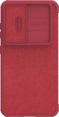 Produktbild von Nillkin Qin Leather Pro Case Hülle für Samsung Galaxy S23 Cover mit Flip-Kameraschutz Rot