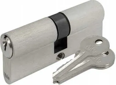 Produktbild von Satinierter Zylinderschlosseinsatz 30/40 mm + 3 Schlüssel