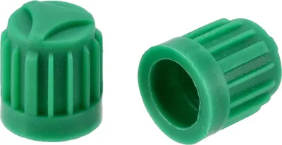 Image de Ensemble : 2 capsules de valve avec bague d'étanchéité, vert