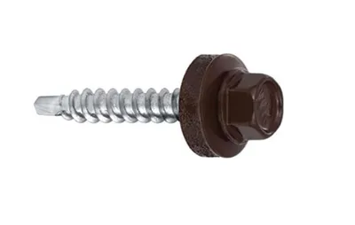 Produktbild von SELBSTBOHRENDER SCHRAUBE 4,8 × 70 mm RAL 8017 – 2,0 STO – WSB 70 8017