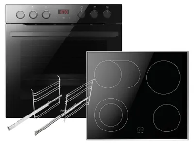 Image de Amica Cuisinière EHCX 933 130 S Volume utile 77 l Dimensions LxHxP 56 cm x 60 cm x 56 cm