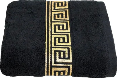 Produktbild von Julie Julsen® Handtuch 600g/m² 30 x 50 cm,SCHWARZ-GOLD