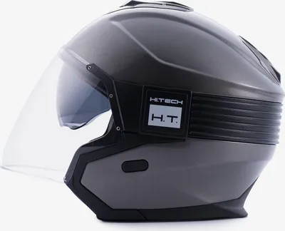 Produktbild von Blauer Hacker BTR Jethelm, schwarz matt/grau, M (57/58)