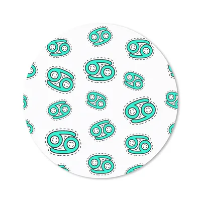 Produktbild von MuchoWow® Mauspad Mousepad Krebs - Astrologie - Tierkreiszeichen - Design 30x30 cm - Mousepads - Maus Mat - Pad - Mausunterlage - Tischunterlage - Schreibtischmatten