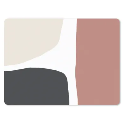 Produktbild von MuchoWow® Mauspad Mousepad Pastell - Abstrakt - Design 40x30 cm - Mousepads - Maus Mat - Pad - Mausunterlage - Anti Rutsch