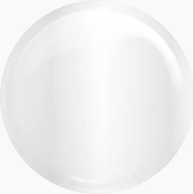 A clear, professional studio shot of a white, spherical object, likely a product or component, against a plain white background.