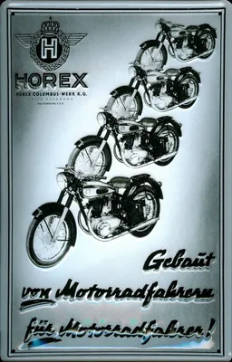 Produktbild von Blechschild Horex Motorräder Motorrad Nostalgieschild Schild
