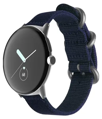 Produktbild von Smartwatch Armband Nylon Stahl-Schnalle Google Pixel Watch 4 / 3 / 2 / 1 41mm