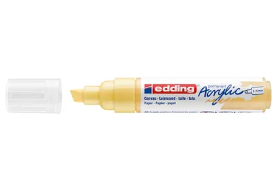 Produktbild von Edding 5000 Acrylmarker Breit, Gelb, Meißel, Gelb, Extradick, 5 mm, 1 cm