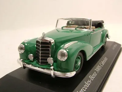 Produktbild von Mercedes 300 S Cabrio (W188) 1954 grün Modellauto 1:43 Minichamps