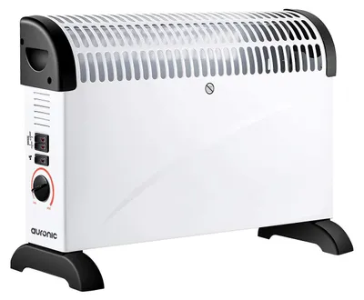 Produktbild von Auronic Elektrische Konvektorheizung - 750/1250/2000 Watt - Mit Ventilator - Regelbarer Thermostat - Heizlüfter - Weiß