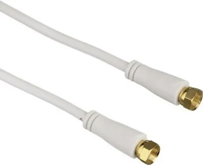 Produktbild von SAT-Anschlusskabel, F-Stecker - F-Stecker, vergoldet, 3,0 m, 100 dB (00122508)