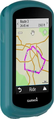Immagine prodotto di Custodia subtel Silicone compatibile con Garmin Edge 1030 / Edge 1030 Plus protezione, case, bumper per navigatore GPS in verde – Assorbe urti, evita danni risparmia costose riparazioni