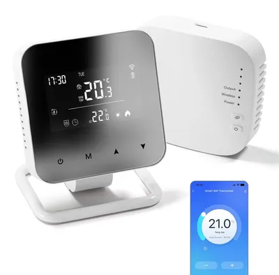 Immagine prodotto di Termostato wireless intelligente con Wi-Fi e ricevitore RF