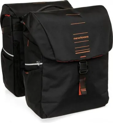 Produktbild von New Looxs Doppelpacktasche Vigo Double RT 2 2x18L Black Orange - sportliche G...