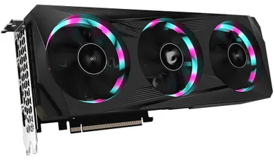 Produktbild von GIGABYTE AORUS GeForce RTX 3050 ELITE 8G, GeForce RTX 3050, 8 GB, GDDR6, 128 Bit, 7680 x 4320 Pixel, PCI Express 4.0