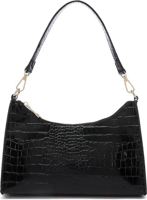 Produktbild von LOVEVOOK Handtasche Damen Klein Leder Schwarz