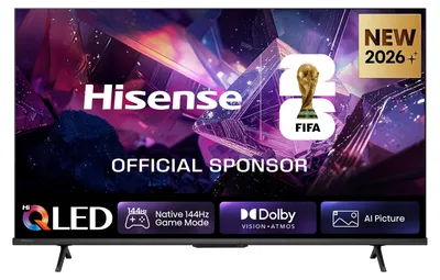 Produktbild von Hisense 43 '' E7S Pro | Hi-QLED Smart TV 4K 144 Hz, 109,2 cm (43"), 3840 x 2160 Pixel, DLED, Smart-TV, WLAN, Schwarz