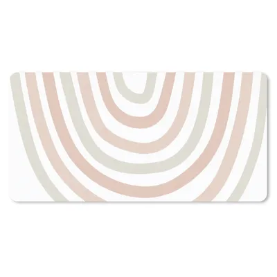 Produktbild von MuchoWow® Mauspad Mousepad Regenbogen - Design - Pastell 60x30 cm - Mousepads - Maus Mat - Pad - Mausunterlage - Nachhaltig