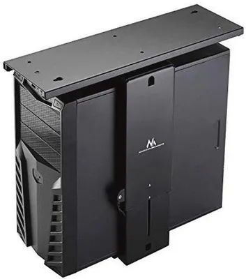 Produktbild von Famanu Computerhalter für Schreibtisch - Verstellbare PC-Halterung 360° drehbar und ausziehbar bis 10 kg
