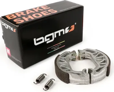 Immagine prodotto di Ganasce freno posteriori BGM Ø 100x20mm senza scanalatura per Piaggio TPH 50, NRG MC2 50, NRG 50, NTT 50, Sfera 50 RST, Sfera 80, Zip 50, Gilera Storm 50, Easy Moving 50