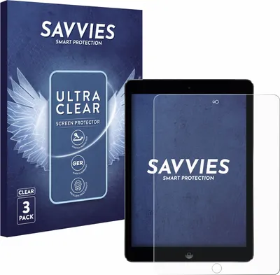 Produktbild von 3x Für Apple iPad Air 2 2014 Schutzfolie Savvies Displayschutz Display Schutz Folie Klar Transparent