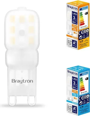 Obrázok produktu pre 5x žiarovka G9 | LED | svietidlo | lampa | pätica s kolíkom | žiarovka do zásuvky | 3 W | 230 V | 220 lumenov | studená biela