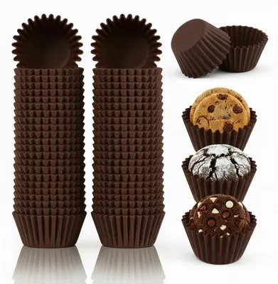Produktbild von Mini-Cupcake-Förmchen - Papier-Backförmchen für Muffins und Desserts - 1000 Stück - Ø 2,5 cm