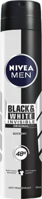 Image de Nivea - Homme - Déodorant - Spray - Black & White Invisible Original - 150 ml - 1 Stück