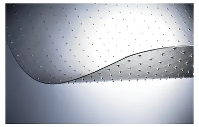 Produktbild von Bodenschutzmatte aus PET (mit Noppen) - transparent - 1200 x 900 mm