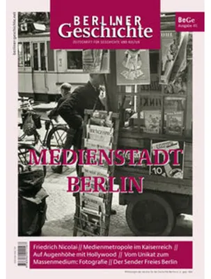 Obrázok produktu pre Berliner Geschichte - Zeitschrift für Geschichte und Kultur 45