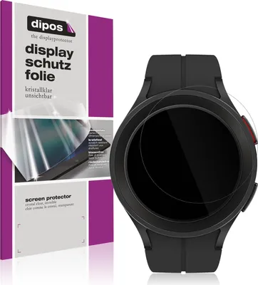 Produktbild von 1x Schutzfolie für Samsung Galaxy Watch 5 Pro LTE klar Displayschutzfolie Folie Display Schutz dipos