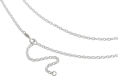 Produktbild von SILBERKETTEN STORE Bauchkette Erbse 2,8mm - 925 Silber, Länge wählbar von 65-110cm - 90cm