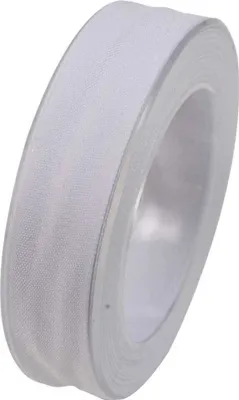 Produktbild von Webband, Schleifenband 25mm weiß 20m Rolle (1m=0,45EUR) Goldina