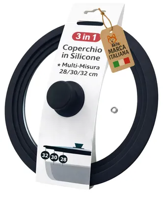 Immagine prodotto di Akitaink Coperchio Vetro Silicone 28 30 32 cm